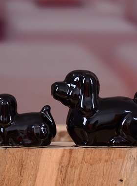 陶瓷动物招财吉祥摆件风水工艺品