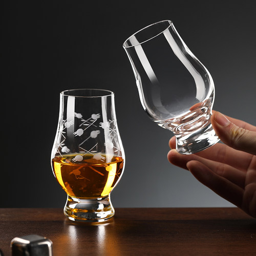 标准闻香杯威士忌酒杯ISO杯水晶玻璃侍酒师品酒标准杯