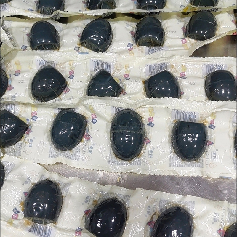 实蛋东北特产食材新鲜石蛋商用绿黄实蛋60枚真空即食香辣烧烤蛋