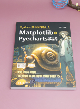 Python数据可视化之Matplotlib与Pyecharts实战 王国平 编 程序设计（新）专业科技 新华书店正版图书籍 清华大学出版社