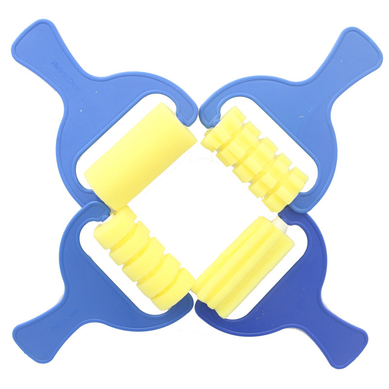大弹弓海绵画刷颜料滚