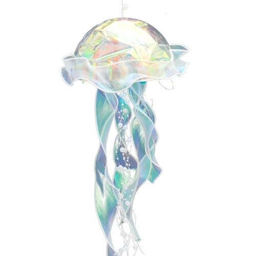 网红幻彩蝴蝶水母灯笼材