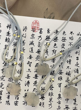 新中式国风莲花项链女古