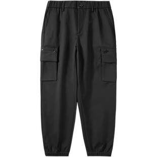 海澜之家旗下黑鲸多口袋休闲裤男冬季热卖束脚裤男工装裤男裤子