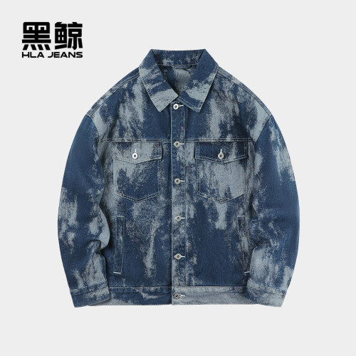 翻领设计 纽扣门襟 斜插口袋