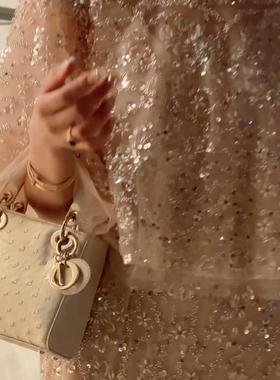 BABY ANNE【Rish Asians】系列重工管珠气质吊带连衣裙PD241029