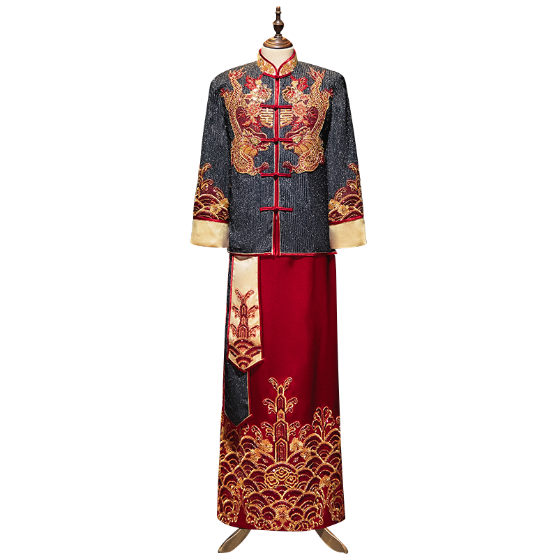 依鸾新款秀禾服男装上市啦