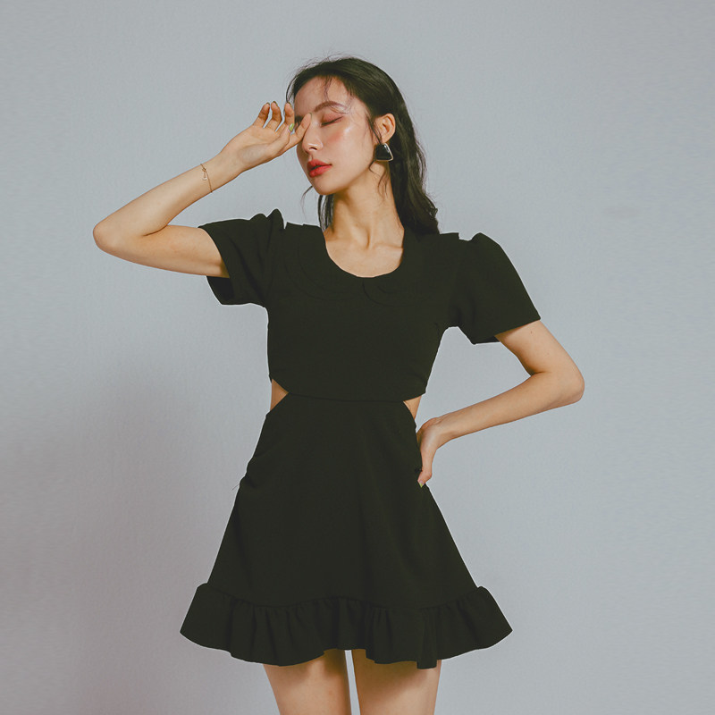 女连体显瘦保守遮肚裙式泳衣