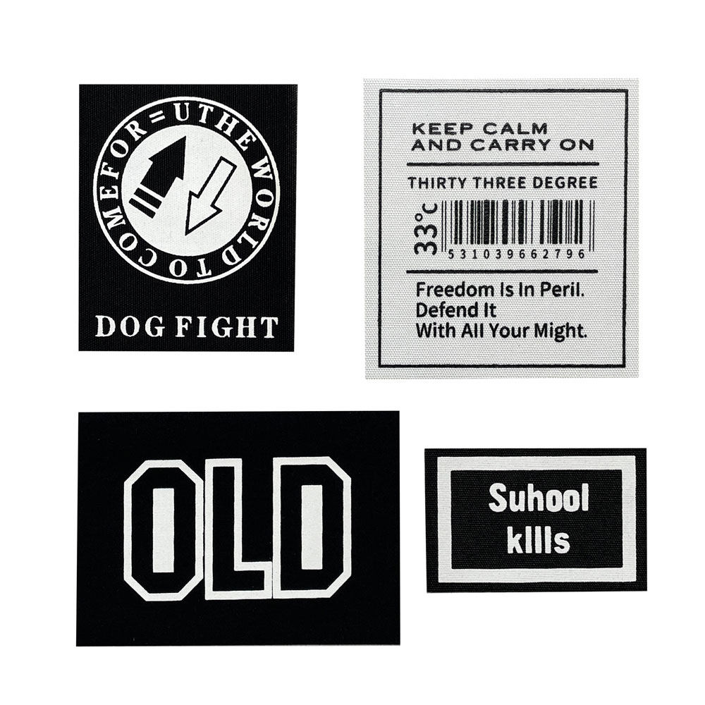 【自粘款】白色羽绒服皮衣装饰补洞贴布中号衣服修补布标签方形