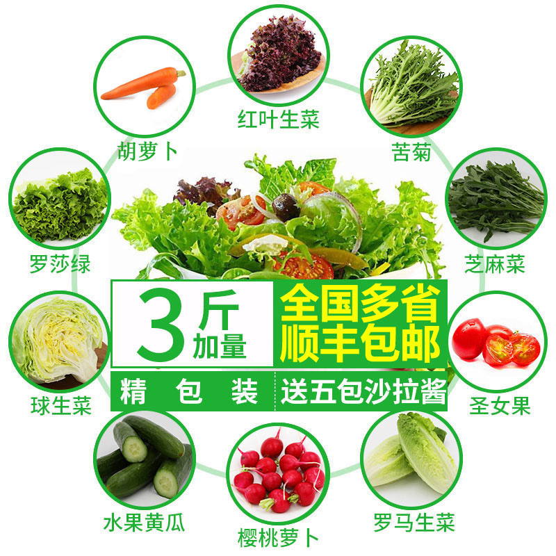 蔬菜沙拉顺丰包邮新鲜生菜健身餐轻食餐色拉套餐混合沙拉食材在类目 水产肉类/新鲜蔬果/熟食, 新鲜蔬菜/蔬菜制品, 净菜中 - 来自Buy2taobao.com提供专业的淘宝代购服务