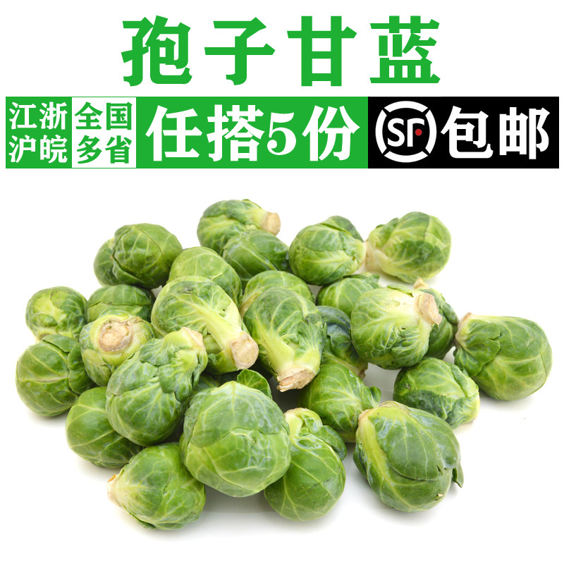 新鲜孢子甘蓝 500g 抱子甘蓝迷你小包菜小卷心菜西餐沙拉蔬菜食材
