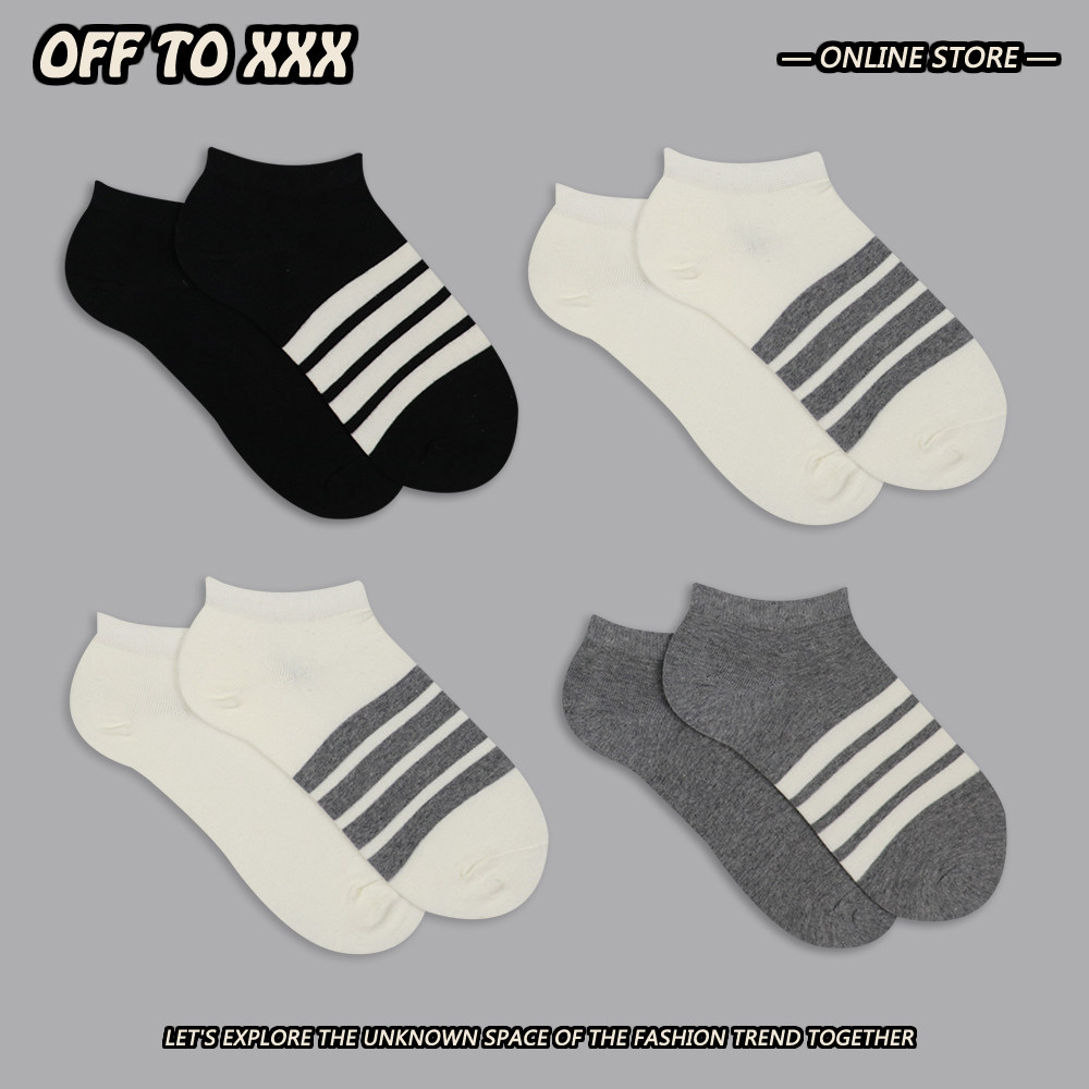 潮牌TB四条杠短袜时尚日系夏季条纹船袜男女学院风低帮浅口袜子棉,女士内衣/男士内衣/家居服,船袜,淘宝优惠券,粉丝福利购,淘宝优惠卷