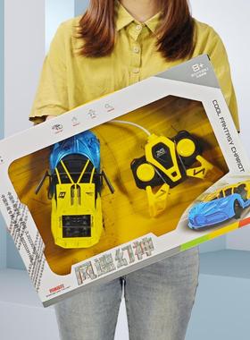 Wireless remote control car with lights children's toy car