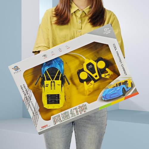 Wireless remote control car with lights children's toy car