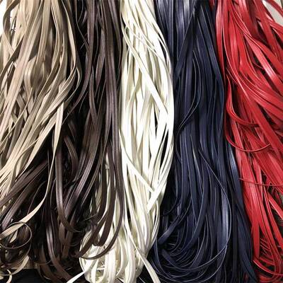 PU leather edging strip leather pressing strip leather rope