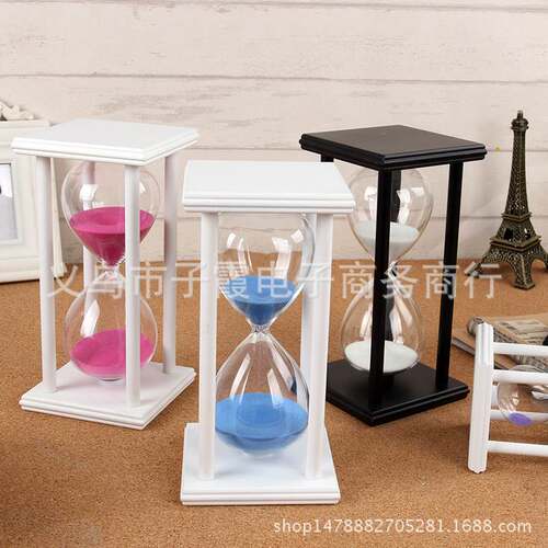 Factory direct time hourglass four-column 60-minute funnel