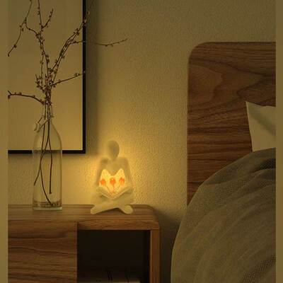 Artistic Abstract Characters Tulip Nightlight Ornaments