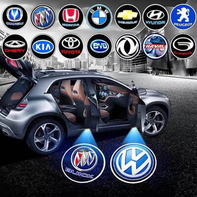 High-definition door welcome light car projection wireless