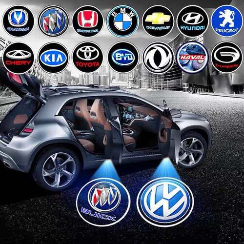 High-definition door welcome light car projection wireless