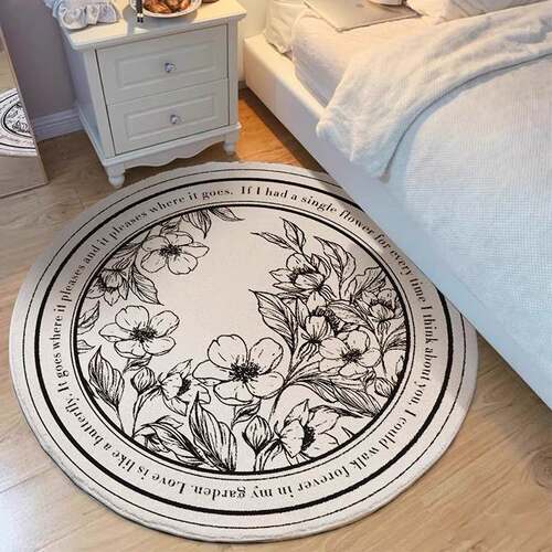 Daifa Nordic Style Carpet Living Room Coffee Table Round