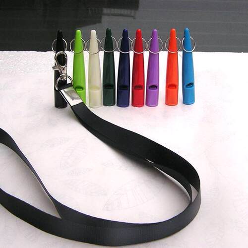 With lanyard plastic dog flute pet training dog flute dog
