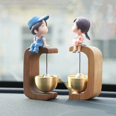 Car Decoration Ornaments Car Men's Car Ornaments Dopamine