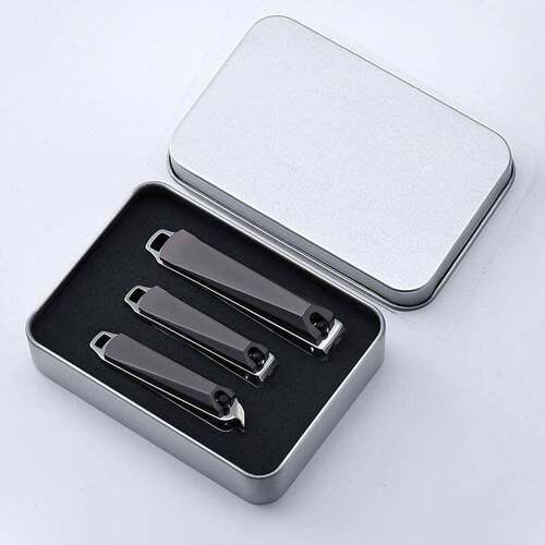 Stainless steel nail clippers anti-splash portable nail