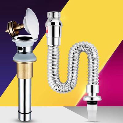 Wash Basin Sewer Drain Pipe set table basin washbasin