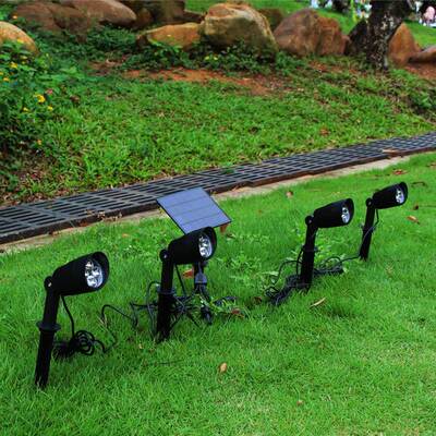 Outdoor solar one-on-four garden lights floor lawn