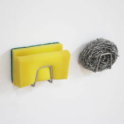 304 Stainless Steel Sponge Rack Kitchen Punch-free Pool