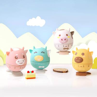 New Cute Huan Niu Time Manager Kitchen Timer Creative Timer