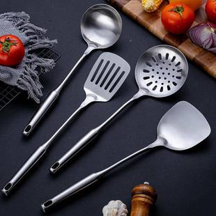 Stainless steel kitchen utensils spatula soup spoon spatula