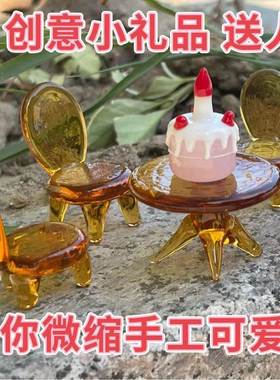 Desktop decoration gift gift crafts Zibo Boshan glass