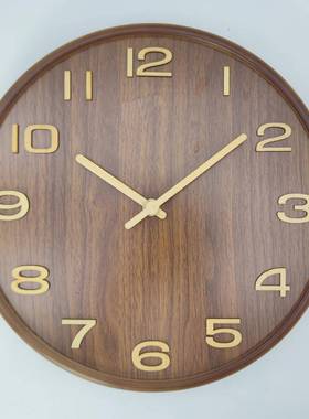 2025 Wall Clock Advanced Sense All Wood Clock Japanese