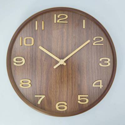 2025 Wall Clock Advanced Sense All Wood Clock Japanese
