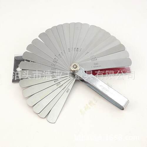 Feeler 100Bx32 British 0.03-1 mm0.001-0.040inch89A32 gap