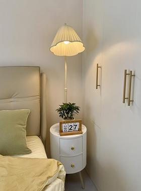 Living room sofa next to coffee table locker floor lamp ins