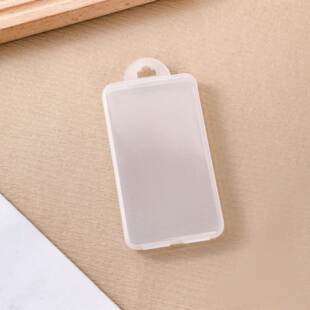 Transparent Plastic Eyebrow Knife Storage Box Double Eyelid