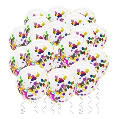 Amazon Confetti Clear Latex Balloon Graduation Decoration