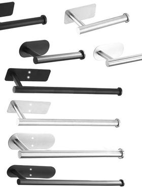 Kitchen Tissue Holder Punch-free Stainless Steel Storage