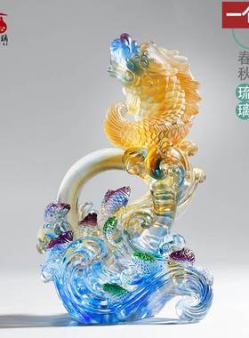 Glass Fish Home Accessories Restaurant Ornaments Crafts