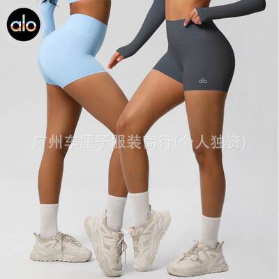alo No Embarrassment Line Sports Shorts Women's Tight High