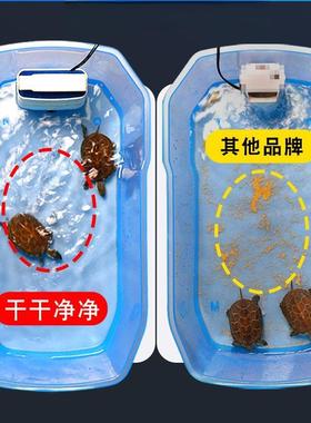 Tortoise low water level filter turtle jar dung suction