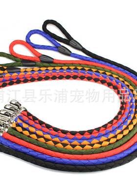 PP braided dog leash dog leash mixed color dog leash dog