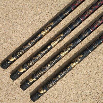 Fandu Fishing Rod Fishing Rod Hand Rod 28 Adjustable Short