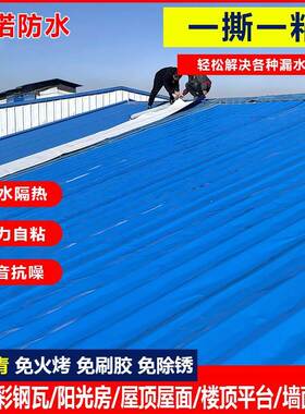 House roof leak-repairing material color steel
