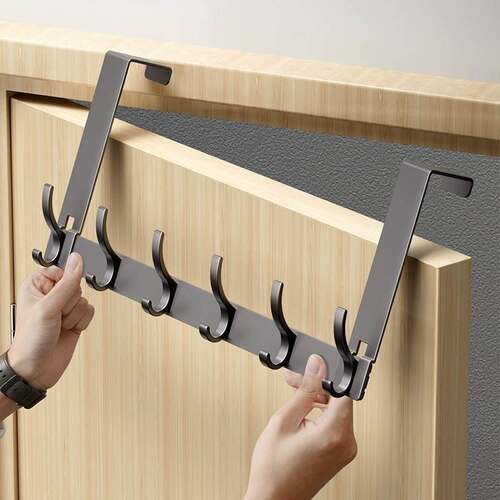 Behind the door hook hanger bedroom door punch-free