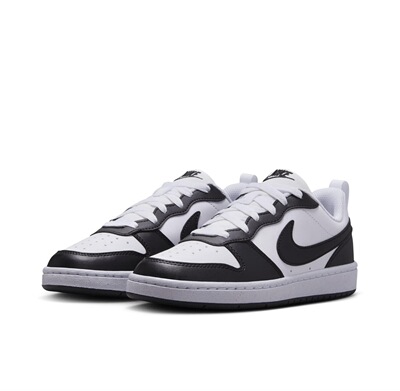 NikeCourt Borough LOW RECRAFT 舒适百搭 低帮 儿童板鞋 白黑