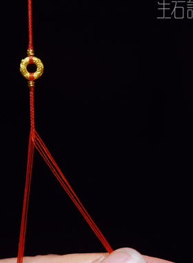 生石记 ｜ 纯金精工祥云圈 超细手绳 手工多股线编织定制