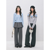 套装 SOMESOWE 荷叶边抹胸开衫